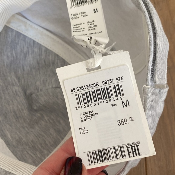 Peserico Heather grey gray hat cap size medium M - Picture 4 of 6